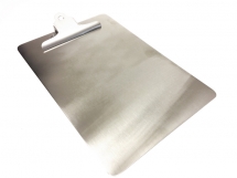 Stainless Steel Clipboard A4 w/Stainless Steel Clip (Each)