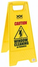 Wet Floor Window Cleaning Sign (Each)