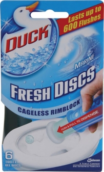 Toilet & Urinal Cleaning Toilet Duck Fresh Disc (6) Marine 944068 - Avanti  Hygiene Ltd