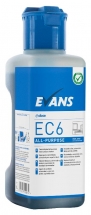 Evans EC6 All Purpose Hard Surface Cleaner A033AEV 1ltr