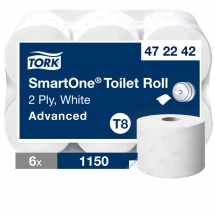 Tork SmartOne Toilet Roll 2-ply 472242 200m (6)