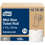Tork Advanced Toilet Paper 2ply Mid Size 100m 127530 (27)