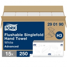 Tork Advanced Flushable Zigzag Hand Towel 2-ply 290190(3750)
