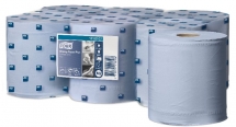 Tork Wiping Paper Plus Blue Centrefeed Roll 157m 128208(6)