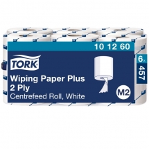 Tork Wiping Paper Plus White Centrefeed Roll 101260(6x160m)
