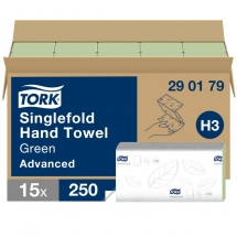 Tork 290179 Green Hand Towel (3750)