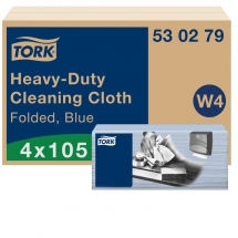 Tork Heavy Duty Cleaning Cloth Blue W4 530279 (420 cloths)