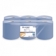 Centrefeed Blue Embossed Rec 150m 2Ply EASY150BE Lucart(6)