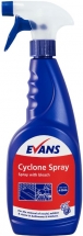 Evans Cyclone Spray with Bleach A004AEV 12X750ML