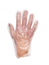 Polythene Gloves Disposable Clear ST Large/One Size(100)