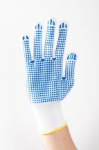 Supermax Nylon Polka Dot Glove Aurelia Dot Grip XL (Pr)