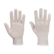 String Knit Liner Glove White Size L AB030 (576 gloves)