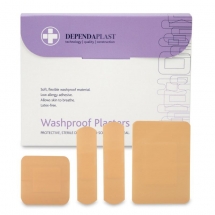 Dependaplast Washproof Plasters Assorted (Euro) (100)
