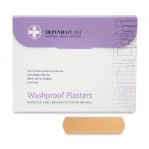 Dependaplast Washproof Plasters 7.5cm x 2.5cm (100)