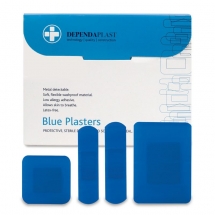 Dependaplast Plasters Blue Euro (100)