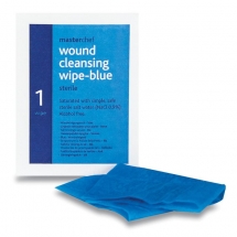 Blue Sterile Wound Cleansing Wipes (100)
