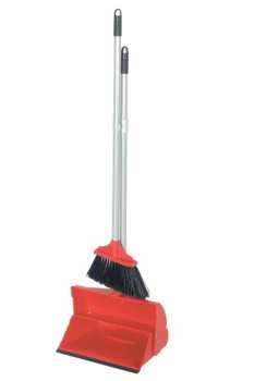 Salmon Lightweight Lobby Dustpan & Brush Set Salmon Lightweight Lobby Dustpan & Brush Set