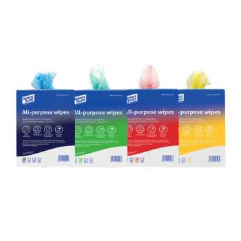 Boxed All-Purpose Wipes on a roll Boxed All-Purpose Wipes on a roll