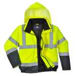 Hi Vis Two Tone Bomber Jacket S266