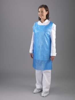 Economy Flat Packed Polythene Apron 27 x 42in Shield A2 (100)