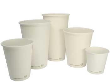 Vegware Compostable White Hot Cup Single Wall Vegware Compostable White Hot Cup Single Wall