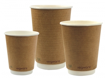 Vegware Compostable Double Wall Hot Cup