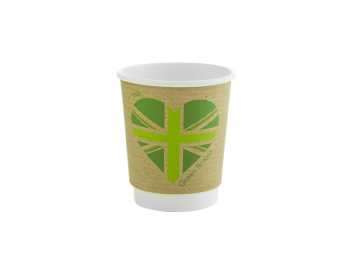 Vegware Compostable Green Britain Double Wall Hot Cup Vegware Compostable Green Britain Double Wall Hot Cup