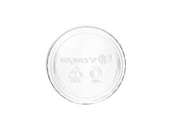 Vegware Compostable PLA Portion Pot Lid Vegware Compostable PLA Portion Pot Lid