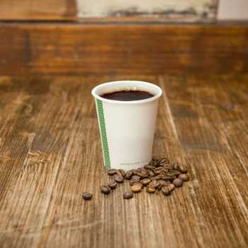 Vegware Compostable White Hot Cup Single Wall Vegware Compostable White Hot Cup Single Wall