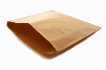 Vegware Recycled Kraft Flat Paper Bag