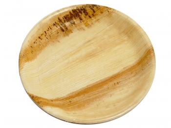 Round Palm Leaf Plate