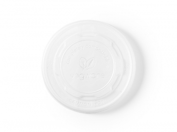 Vegware Compostable CPLA Hot Lid for Soup Container