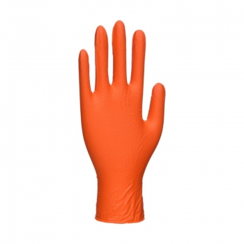Orange Nitrile HD Glove