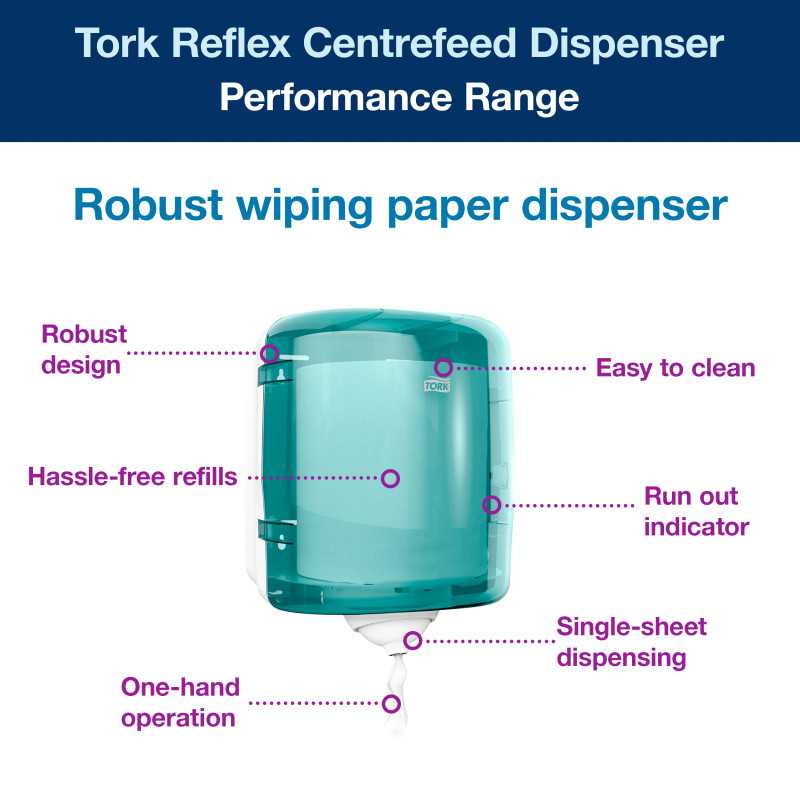 Tork Reflex Single Sheet Centrefeed Dispenser