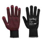 Grip 13 PVC Dotted Glove Black/Red A110