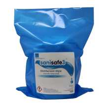SS3 Af Disinfectant Wipes Blue 18gsm 18x20 refill (cs 2x1500)