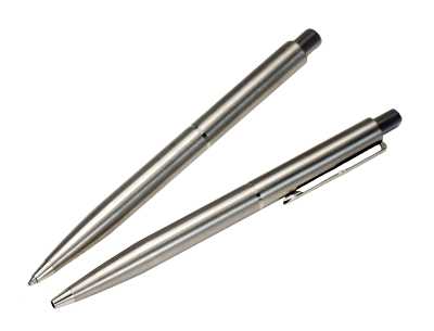 Pen S/Steel Retractable Gel Black Ink 114-A05-I22 (Each)