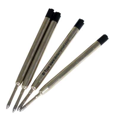 Refill Pen S/Steel Retrct Gel Black Ink 100-I22 (100)