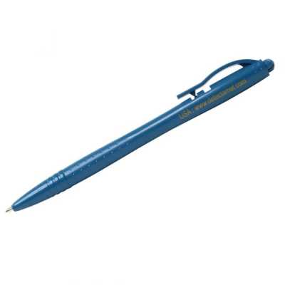 Detectamet Economy Retract Pen w/clip Blue Blk ink 125P01(50)