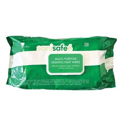 Sanisafe6 Multipurpose Disinfectant Wipe(pk200 wipes)