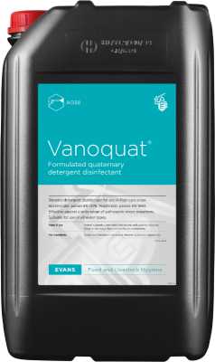 Evans Vanoquat Concentrated Quaternary Disinfectant(25ltr)