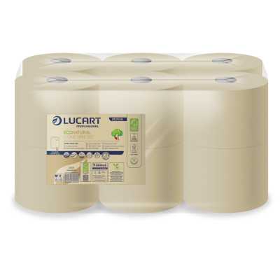 Lucart EcoNatural L-ONE Mini Tlt Roll 2ply 812506P 12x180m