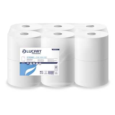 Lucart STRONG L-ONE Mini White Tlt Roll 2ply 812501P 12x180m