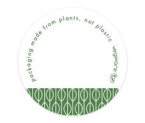 VW VRST45W Round Write-on Comp ostable Sticker 45MM (1000)