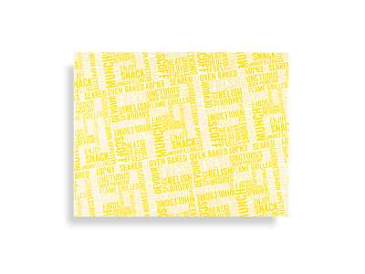 VW Wax Coated T/Note 250x330 Burger Yellow VWBRST-TN(1000)