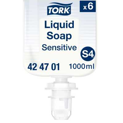 Tork Premium Sensitive Liquid Soap S4 NEW 424701 (6x1000ml)