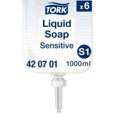 Tork Premium Sensitive Liquid Soap 420701 (6 x 1000ml)