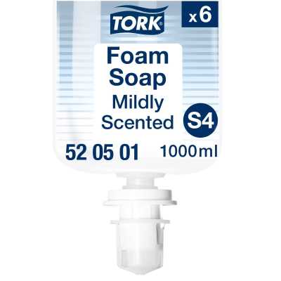 Tork Mildly Scented Foam Soap S4 (6x1000ml) 520501