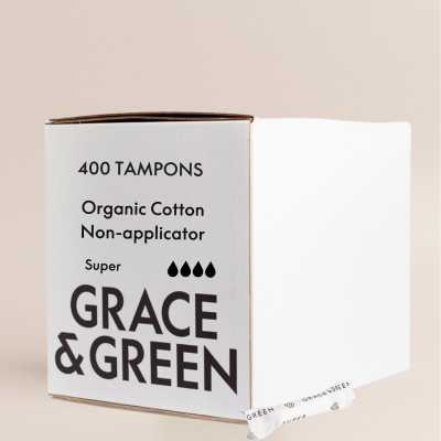 G&G Organic Non-Applicator TamponsSuper GGOTSBULK002(400)
