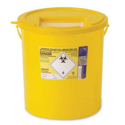 Sharps Bin 22ltr (Each)